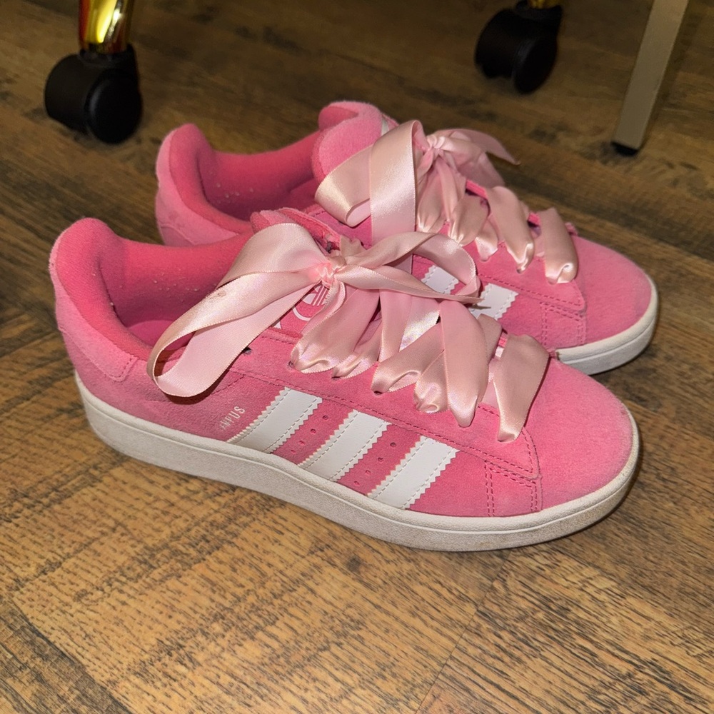Adidas Pink Campus Shoes